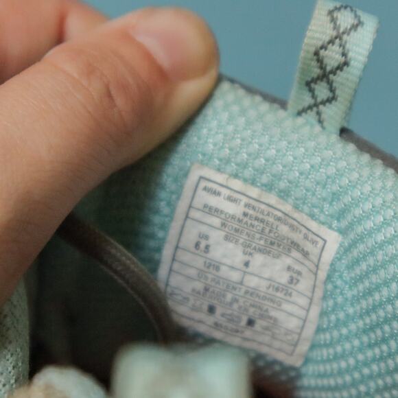 Merrell Avian Light Ventilator Lace Up Low Ankle Outdoor Hiking Boot Size US 6.5 - Picture 7 of 8